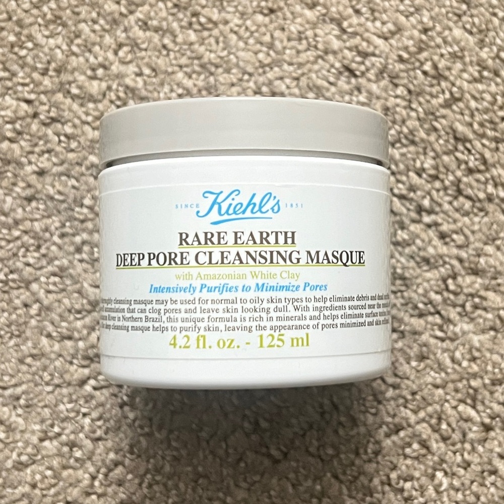 NWT Kiehl's Rare Earth Deep Pore Cleansing Masque